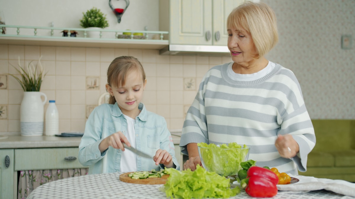Professional chef preparing fresh vegetables in a modern kitchen